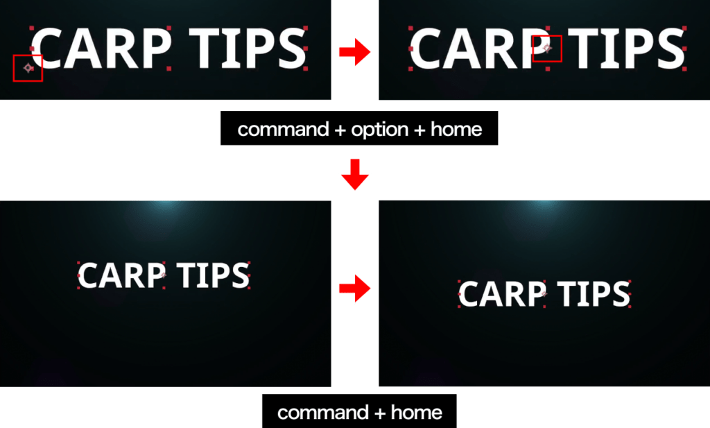 command + option + home
command + home